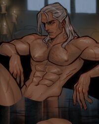 geralt of rivia from the witcher (netflix) by babsdraws