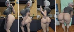 ass ass_focus big_ass big_butt bottomless bottomless_female claire_everly fat_ass fat_butt grand_theft_auto_v no_panties no_underwear nopixel pawg pinup shirt_only