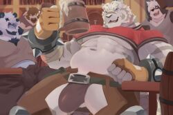 abs anal anthro balls bara beer biceps big_balls big_penis bodybuilder cum cum_on_penis cumming furry gay grimoire_of_zero huge_balls huge_cock kunn kunn_(artist) male male_focus male_only masturbating masturbation mercenary_(character) mercenary_(zero_kara_hajimeru_mahou_no_sho) muscle muscles muscular muscular_arms muscular_back muscular_legs muscular_male muscular_thighs nipples panting pecs penis public public_masturbation public_nudity public_sex stroking stroking_cock stroking_penis tiger veins white_fur zero_kara_hajimeru_mahou_no_sho