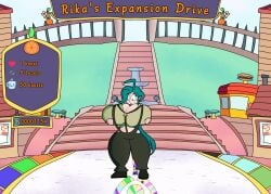 1girls expansion female female_only pokemon pokemon_sv rika_(pokemon) solo tagme teaset_haliley transformation