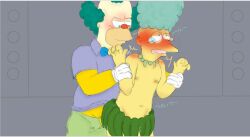 blush clothed cum fagasta gay krusty krusty_the_clown male_only melvin_van_horne sideshow_mel simpsons the_simpsons toony