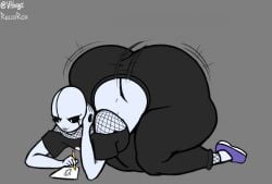 1boy 2d ass big_ass big_butt bubble_ass bubble_butt color femboy gaster huge_ass huge_butt male_only roccorox solo solo_male tagme undertale undertale_(series)