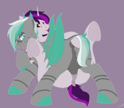 absurd_res anus ass balls bat_pony bat_wings blue_eyes chura_chu digital_media_(artwork) dock duo ear_tuft equid equine equine_anus fan_character female female_penetrated feral feral_on_feral feral_penetrated feral_penetrating feral_penetrating_feral fur genitals green_hair grey_body grey_fur grey_stripes hair hasbro hi_res hooves horn leg_tuft male male/female male_penetrating male_penetrating_female mammal membrane_(anatomy) membranous_wings my_little_pony open_mouth penetration penile penile_penetration penis penis_in_pussy puffy_anus pupils purple_background purple_body purple_fur purple_hair purple_tail pussy sex simple_background slit_pupils smile striped_body striped_fur stripes tail tuft underhoof unicorn unicorn_horn vaginal_penetration vaginal_penetration wings