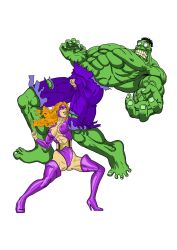 ballbusting defeated female fighting hulk hulk_(series) male/female marvel marvel_comics nicetarget punching_balls shocked titania_(marvel)