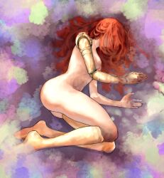 asleep ass big_ass bubble_ass bubble_butt completely_nude elden_ring female female_only fromsoftware malenia_blade_of_miquella nude one_piece prosthetic unconscious