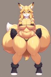 ai_generated breasts female female_only furry furry_female furry_only furry_tail mafygames yellow_fur