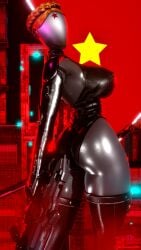 3d atomic_heart curvy_female faceless_forefront female female_only huge_ass huge_breasts nillin_(artist) robot_girl the_twins_(atomic_heart) thick_thighs