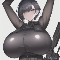 1girls ai_generated huge_breasts op_ai short_hair