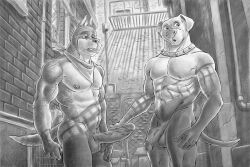 abs batdog biceps canine dc_comics erection furryrevolution gay krypto_the_superdog male male/male male_only masturbation muscular muscular_male nipples nude pecs penis triceps yaoi