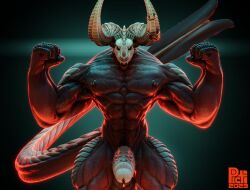 2023 3d demon dragon hi_res male male_only muscular picti piercing radu scales tagme