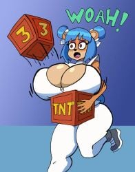 1girls anthro bandicoot big_ass big_breasts big_butt big_hips crash_(series) gooeyblob megumi_bandicoot solo thick_thighs