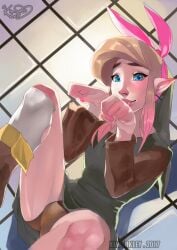 1boy a_link_to_the_past bulge femboy gay kim-sukley link link_(rabbit_form) on_back petplay rabbit_ears submissive submissive_male the_legend_of_zelda the_legend_of_zelda:_a_link_to_the_past