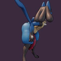 3d_(artwork) 3d_animation animated anthro ass balls bedroom_eyes bent_over big_balls big_butt big_penis black_pupils chest_spike digital_media_(artwork) flaccid generation_4_pokemon genitals gloves_(marking) kingofacesx looking_back loop lucario male male_only markings multicolored_body narrowed_eyes nintendo nude penis pokemon pokemon_(species) pupils red_eyes seductive short_playtime smile solo solo_male spikes spikes_(anatomy) thick_thighs turntable_(animation) two_tone_body wide_hips