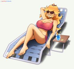 princess peach from mario (series) by spottyartslewd
