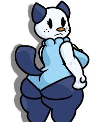 big_ass big_breasts breasts bubble_butt female furry huge_ass lewdewott oshawott pokemon pokemon_(species) thick_thighs wide_hips