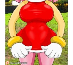 amy_rose animated background belly bigdon1992 dress exposed_belly exposed_panties faceless_character faceless_female female female_only gloves medium_breasts medium_thighs own_exposure panties sega shiny_clothes shiny_fur shiny_skin skirt skirt_lift skirt_lifted_by_self sonic_(series) sonic_the_hedgehog_(series)