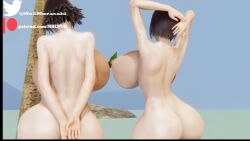 2girls 3d animated beach boruto:_naruto_next_generations byakugan female honey_select honey_select_2 hyuuga_hinata island leaf_bikini leaf_clothing leaf_hair_ornament leaf_on_breast leaf_on_crotch longer_than_30_seconds mp4 murasakio_(artist) naruto naruto_(series) naruto_shippuden no_sound nude partially_clothed partially_nude seaside tagme uzumaki_himawari video