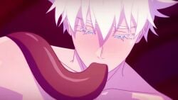 1girls albino animated bishonen blush crying cum cum_drip cum_in_mouth cum_in_pussy cum_inside cumdump cumshot eyelashes female female_focus fucked_silly jujutsu_kaisen mp4 no_sound pink_anus pink_pussy rape raped_by_monster raped_by_tentacles rule_63 satoru_gojo sex solo_focus submissive submissive_female tagme tearing_up tears tentacle tentacle_grab tentacle_in_mouth tentacle_penetration tentacle_rape tentacle_sex tongue tongue_out video white_hair xtlusultx