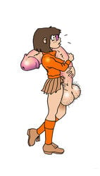 dennis_clark futanari hanna-barbera hyper_penis penis scooby-doo tagme testicles velma_dinkley what