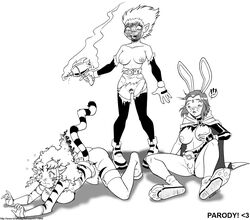 beast_boy bunny_raven dc dc_comics rachel_roth raven_(dc) rule_63 starfire straight teen_titans