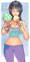 big_breasts female female_only inkuusan nico_robin one_piece pre-timeskip