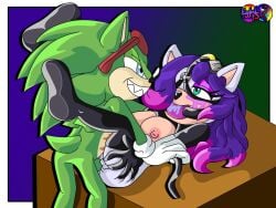 anthro eggbot15 femsub gag latex maledom missionary_position ruined_makeup scourge_the_hedgehog sharp_teeth sonic_(series) sonic_oc sydney_the_hedgehog