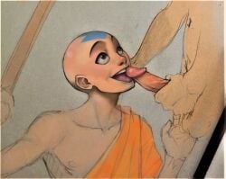 aang from avatar legends by rikuki