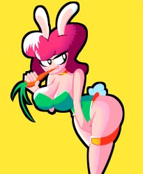 anthro ass big_ass big_breasts big_butt bunny bunny_ears bunny_girl bunny_tail bunnysuit caucasian_female pinup playboy_bunny squabble