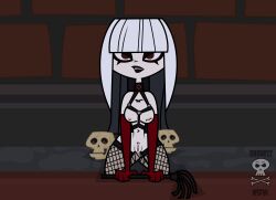 1girls 2022 accurate_art_style crimson_(tdi) dominatrix female female_focus female_only mr._ordz the_ridonculous_race total_drama_island