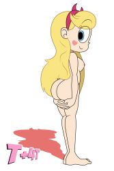 1girls 2019 bandana barefoot big_breasts breasts disney disney_channel disney_xd full_body grabbing_own_ass lewdacris lewdacris8008 long_hair looking_at_viewer nipples shadow side_view signature solo solo_female solo_focus standing star_butterfly star_vs_the_forces_of_evil t+4t tagme thick_ass thighs transparent_background