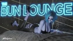 1girls 2023 3d amelie_lacroix animated banner big_ass big_breasts big_butt blizzard_entertainment blue_hair blue_lipstick blue_skin bra discko_widowmaker female female_focus female_only glasses heels high_heels hoop_earrings hoop_earrings_oversized large_ass large_breasts large_butt lipstick mp4 neon_sign on_bed open_toe_shoes overwatch overwatch_2 platform_heels short_hair sign solo solo_female solo_focus stickybuns topwear video widowmaker