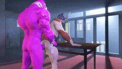 3d anal anal_penetration anal_sex animated anthro epic_games fortnite fortnite:_battle_royale gay gay_sex lt._john_llama male male/male male_only male_penetrating_male meowscles_(fortnite) moaning mp4 muscular penetration purple_body purple_fur sfm sky_chaser sound source_filmmaker tagme video