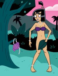 2020 bikini bikini_bottom bikini_top danny_phantom embarrassed_nude_female sam_manson seashell seashell_bikini seashell_bra streetgals9000