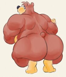 1boy anthro ass ass_focus banjo-kazooie banjo_(banjo-kazooie) gay inviting inviting_to_sex male_only nondelismell nude nude_male solo solo_male