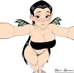 1girls 2026 ai_generated alternate_hair_color artist_name artist_request artist_signature asian asian_female big_breasts black_topwear black_tube_top black_tubetop blue_panties cleavage disney fairy fairy_wings fanart_from_twitter female female_protagonist hay_lin holding_viewer jetix light-skinned_female light_skin long_hair looking_at_viewer sfw solo strapless strapless_top tubetop unknown_artist w.i.t.c.h. western_cartoon white_hair wings