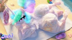 1futa 3d absurd_res alicorn animal_genitalia anthro ass basket beach beach_towel big_penis breasts completely_nude cum curvy curvy_figure cutie_mark dickgirl digital_media_(artwork) equine erection eyelashes eyewear feet feet_up foot_fetish footprint_on_sandals friendship_is_magic futa_only futanari genitals hand_on_chin horn horsecock intersex looking_at_viewer lying multicolored_hair my_little_pony nipples nude on_stomach penis princess_celestia_(mlp) purple_slippers seashell slippers snuddy soles thick_thighs toes veiny_penis voluptuous white_body wings