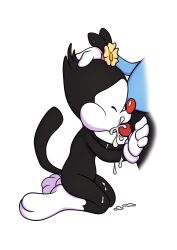 1boy 1girls animaniacs anthro balls blowjob brother_and_sister closed_eyes cub cum cum_in_mouth cum_inside cum_on_arm cum_on_arms cum_on_leg cum_on_legs dot_warner female incest male male/female minum nude oral oral_sex penis sex wakko_warner warner_brothers young