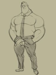 aizenhower gay robert_parr solo the_incredibles yaoi