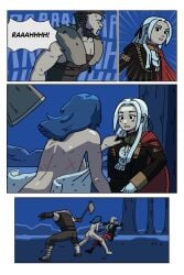 2girls ass breasts brozoco byleth_(fire_emblem) edelgard_von_hresvelg female fire_emblem fire_emblem:_three_houses nude tagme towel