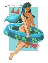 1girls breasts brozoco eirika_(fire_emblem) female fire_emblem nude pussy swimsuit tagme wardrobe_malfunction