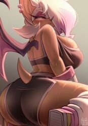 2026 absurd_res anthro artist_logo artist_name bat bat_wings big_breasts big_ears biped black_bottomwear black_clothing black_nose black_shirt black_shorts black_topwear bodily_fluids bottomwear breasts camel_toe clothed clothed_anthro clothed_female clothing digital_drawing_(artwork) digital_media_(artwork) ear_piercing ear_ring english_description eyebrows eyelashes eyeshadow female female_anthro footwear fur furgonomic_bottomwear furgonomic_shorts furgonomics genital_outline glistening glistening_eyes gloves gradient_background green_eyes hair hair_over_eye handwear hi_res huge_filesize light lipstick logo looking_at_viewer looking_back looking_back_at_viewer makeup mammal membrane_(anatomy) membranous_wings mormoopia_rouge_(bigdad) mouth_closed multicolored_body multicolored_bottomwear multicolored_clothing multicolored_footwear multicolored_fur multicolored_gloves multicolored_hair multicolored_handwear multicolored_shirt multicolored_shoes multicolored_shorts multicolored_topwear multicolored_wings piercing pink_clothing pink_eyeshadow pink_footwear pink_gloves pink_hair pink_handwear pink_lipstick pink_shoes pink_wings purple_wings ring_piercing rouge_the_bat sega shirt shoes short_tail shorts simple_background sk3tchk4t solo sonic_the_hedgehog_(series) sunlight sweat sweaty_breasts sweaty_legs sweaty_thighs tail tan_body tan_fur tan_inner_ear tan_tail text topwear two_tone_bottomwear two_tone_clothing two_tone_gloves two_tone_hair two_tone_handwear two_tone_shirt two_tone_shorts two_tone_topwear vulva_outline white_body white_clothing white_eyebrows white_footwear white_fur white_gloves white_hair white_handwear white_shoes white_tail wings yellow_clothing yellow_footwear yellow_shoes