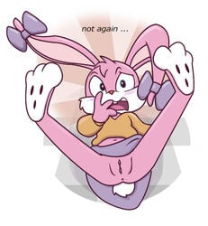 8horns anthro babs_bunny cub female female_only fur furry mammal rabbit solo tagme tiny_toon_adventures uncensored