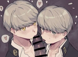 gay male male_focus male_only narukami_yu persona persona_4 yaoi