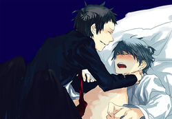 male male_only megami_tensei narukami_yu persona persona_4 rape seta_souji tagme tohru_adachi yaoi