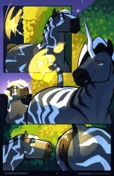 absurd_res anus big_anus big_butt butt comic equid equine equine_anus feral hasbro hi_res horn horse hypnosis looking_at_anus magic male mammal manahallowhound mind_control my_little_pony mythological_creature mythological_equine mythology pony puffy_anus story story_in_description unicorn vore zebra