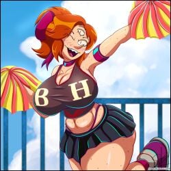 cheerleader cheerleader_uniform illuminarrow_(villainous) sbrpromaster96 villainous