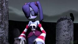 3d 3d_animation ass ass_focus black_dress blush dress fart fart_fetish farting female female_focus female_only graveyard halloween_theme happy_halloween looking_back night night_sky purple_body purple_hair pushing_hard red_eyes sewn_mouth sfm skull skullgirls sound source_filmmaker squigly surprised tacko_sfm tagme turning_around video wake_up waking_up wet_fart