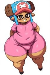 ai_generated anthro anthro_only femboy gay gay_male male_focus male_only one_piece reindeer thick_thighs tony_tony_chopper