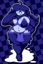 1girls 2026 avian avian_humanoid bobberbobman breasts covered_eyes eyes_covered female female_only freckles freckles_on_breasts oc original_character tagme tagme_(character) thighs