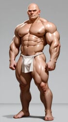 adult_male ai_art ai_generated bald posing